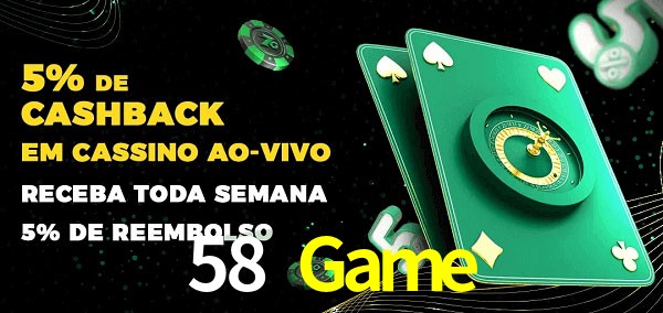 Promoções do cassino ao Vivo 58 Game